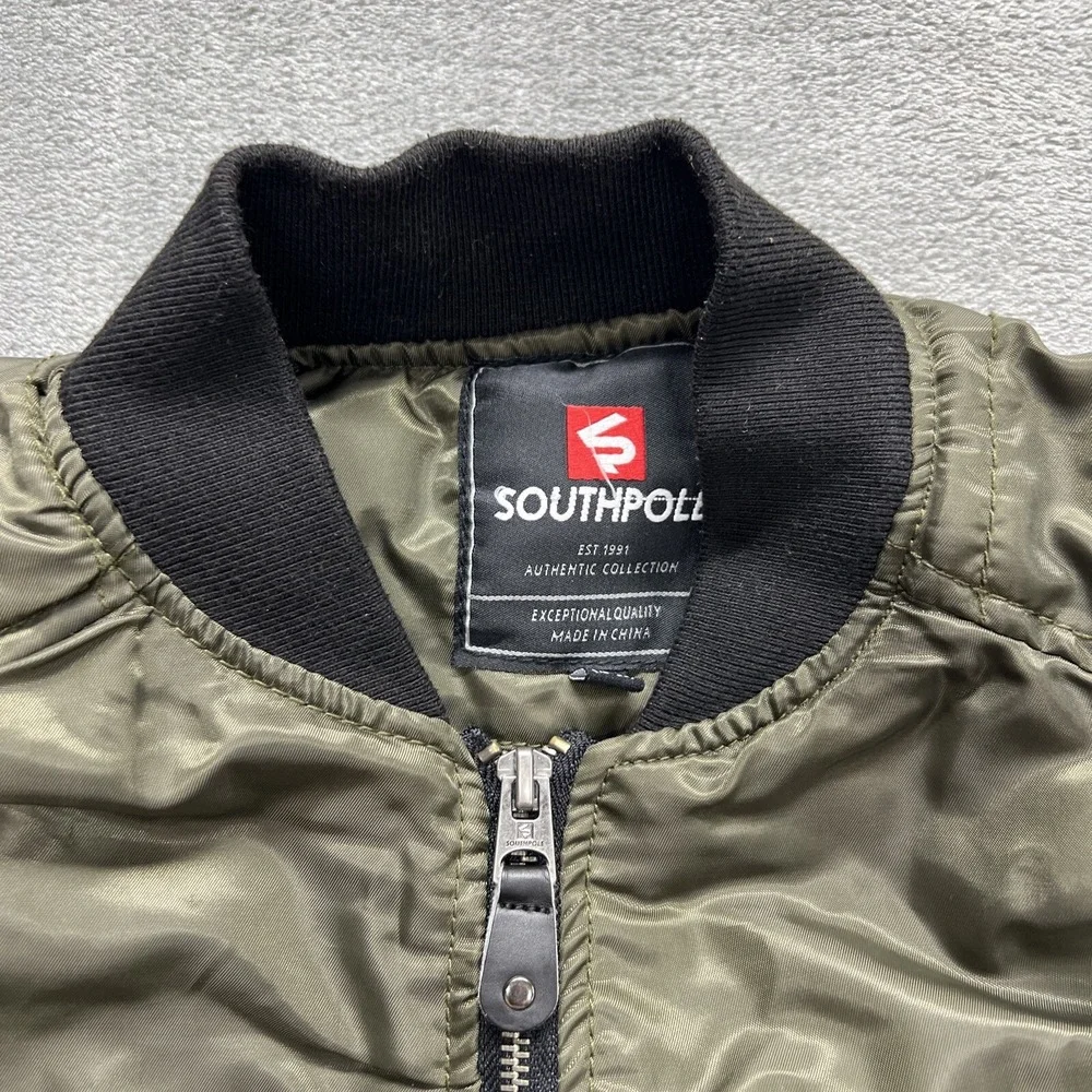 Vintage soutpole Green Youth puffer jacket Size XL(18-20) Y2K